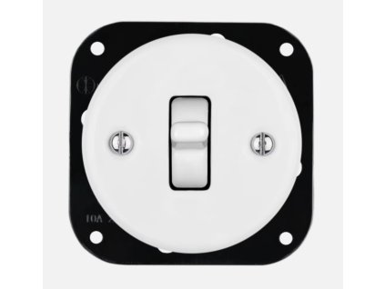 pol pl Wlacznik podtynkowy ceramiczny pojedynczy OLD bialy bez ramki 33221 3