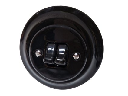 pol pl Wlacznik podtynkowy ceramiczny zaluzjowy OLD czarny bez ramki 33219 1