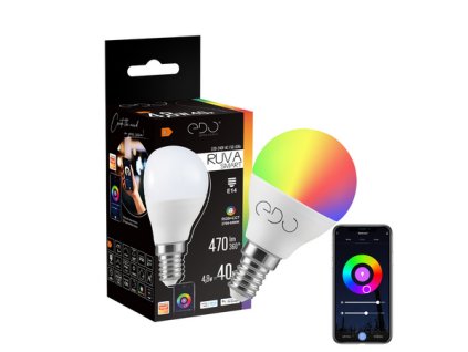 imgi 53 cze pm RUVA Smart LED zarovka zmena barvy E14 4 8W WiFi RGB CCT ko
