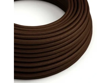 26986 hnedy textilni kabel 2x0 1
