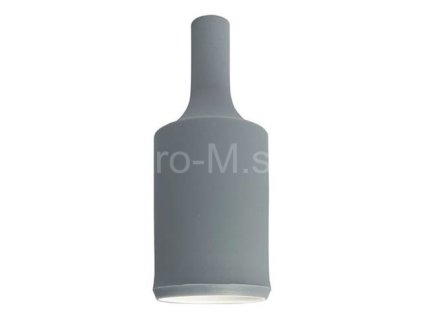Silikon objímka žárovky E27 šedá LH0104 DPM