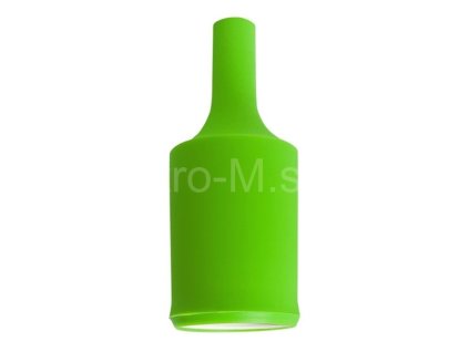 Silikon objímka žárovky E27 zelená LH0105 DPM