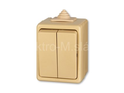 PRAKTIK 3553-05929 D vypínač číslo 5 IP44 béžová spínač ABB