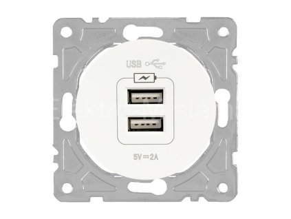 SEU1028W usb zásuvky bílá SOUL DPM