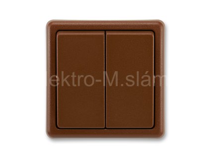 3553-52289 H3 vypínač číslo 5B CLASSIC hnědá ABB 6+6