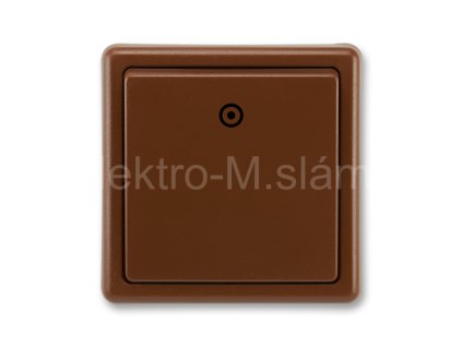 3553-80289 H3 zvonkové tlačítko CLASSIC hnědá ABB
