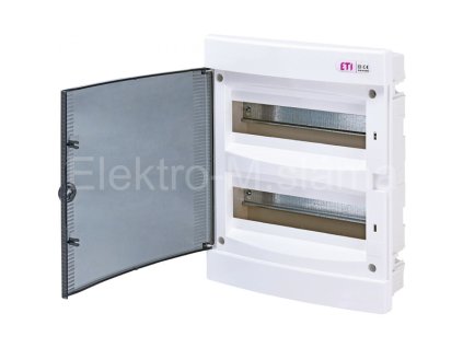 rozvaděč 24M ECM24PT pod omítku kouřová