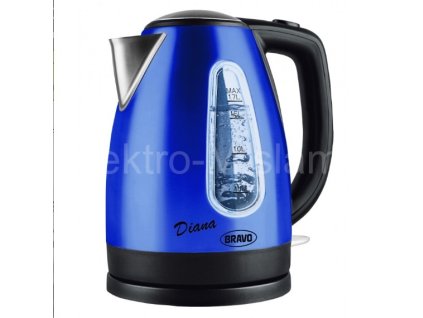 konvice BRAVO B-4360 DIANA modrá 
Rychlovarná konvice