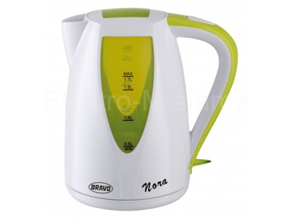 Konvice B-4781 NORA bílozelená strix BRAVO Rychlovarná konvice