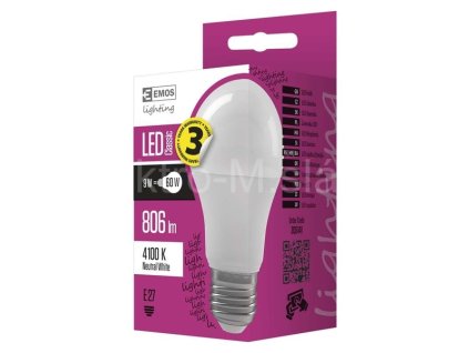 LED žárovka E27 8,5W NW 4200K ZQ5141