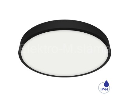 LENYS III 49052 30W 4000K černá IP44 kulatá přisazená