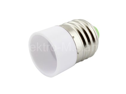 redukce z E27 na E14 LED žárovky