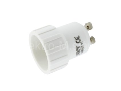 redukce z GU10 na E14 LED žárovky