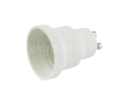 redukce z GU10 na E27 LED žárovky