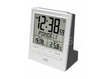 Rádiem řízený budík JVD střibrná RB9299.1