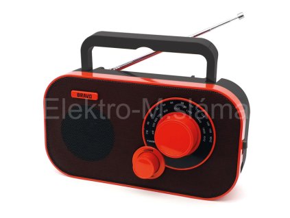 rádio BRAVO B-5184 červené