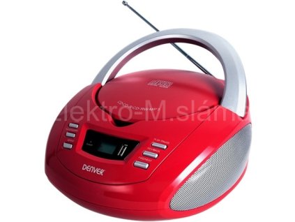 Rádio Denver TCU-211 červené FM/CD/USB