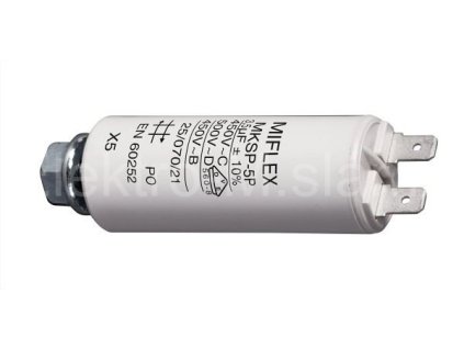 Kondenzátor rozozběhový motorový 3,5uf 450V s fastony I905