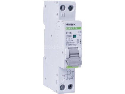 NOARK Ex9NLE EL 1PN B16 30mA typ:AC 6kA jističochránič 111148