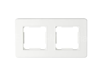 QAD1002W 2 rámeček bílá QUAD plast