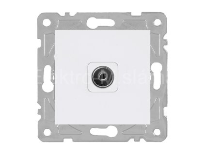 QAD1014W TV zásuvka bílá QUAD