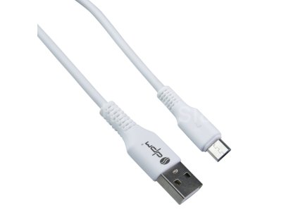 Kabel USB A-C bílá 1m EN116