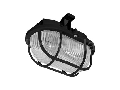 OVAL mřížkou černá 40W OPR055B SOP-60