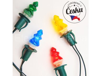 Souprava Stromek barevný 12 žárovek 20V/0,1A 162114