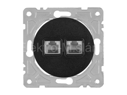 SEU1018B DAT 1xRJ45 1xRJ11 černá SOUL DPM
