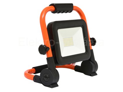 LED reflektor 30W AKU 4000K 3,7V RMLED-30W/ORA/AKU