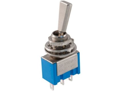 Přepínač páčkový 1pol 250V/3A ON-ON MTS-102-F1 02610001  L350A
