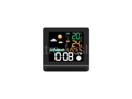 Meteo stanice B-4912 s adatpérem černá