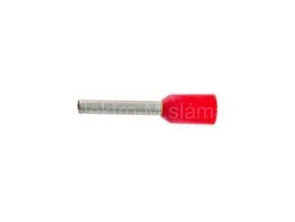 dutinka lisovací izolovaná 1,5mm2/8mm červená TI1508 