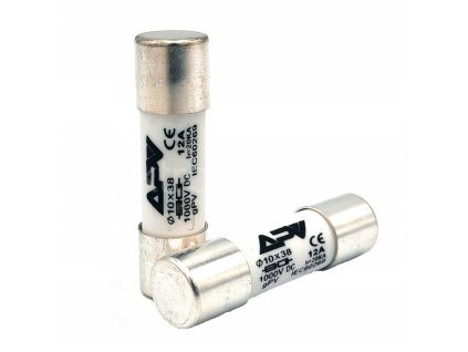 Pojistka válcová APV-WB-10x38-12A 1000V DC