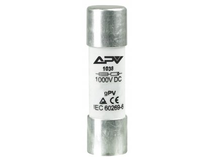 Pojistka válcová APV-WB-10x38-15A 1000V DC