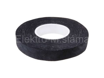 Izolační páska textilní 15mm / 15m černá F6515