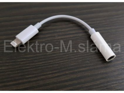 Redukce Lightning / 3.5 jack pro poslech hudby D338B (iPad, iPhone a iPod)