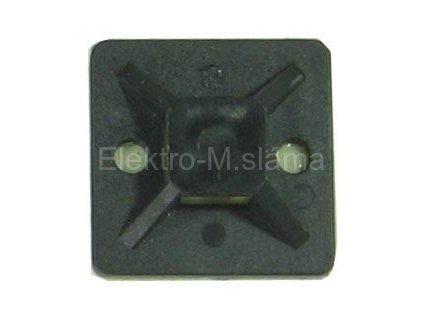 příchytka k pásce 20x20mm/černá O581A