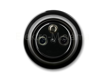 5011K-C00403 N TV+R+SAT koncová černá DECENTO keramika