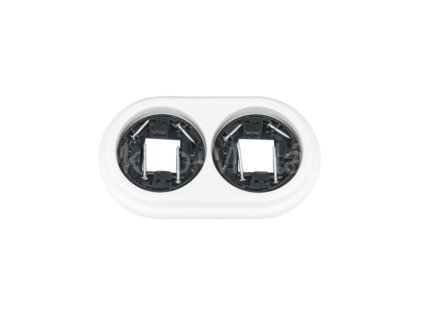 VINTAGE 2 rámeček bílá na povrchovou montáž keramika CD0102