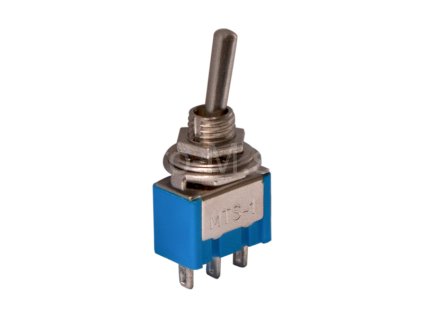 Přepínač páčkový 1pol/3pin ON-ON mini 125V/6A BMEP005 L351