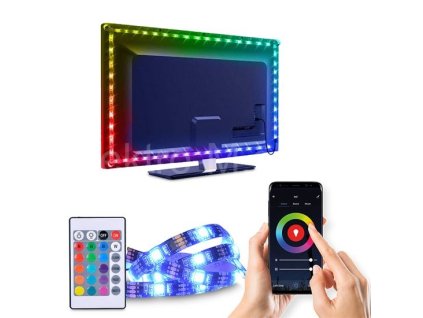 LED sada WIFI RGB pro TV 4x50cm USB WM58 