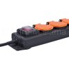 prodlužka 10m 4zásuvka IP44 3x1,5mm PP334 gumový kabel