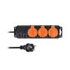 prodlužka 10m 3zásuvka IP44 3x1,5mm PP324 gumový kabel