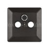 EMOS Kryt zásuvky TV+rozhlas+satelit antracit A6004.8 černá