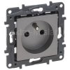 LEGRAND 863431 zásuvka ocel STEP NILOE