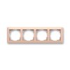 ZONI 3901T-A00040 144 4 rámeček pudrová / bílá  ABB rámeček 4-násobný