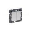 LEGRAND 863308 vypínač číslo 6+6 (5B) hliník STEP NILOE