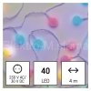řetěz LED 4M kulička barevné D5AM01 venkovní i vnitřní, multicolor, časovač