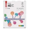 řetěz LED 4M kulička barevné D5AM01 venkovní i vnitřní, multicolor, časovač